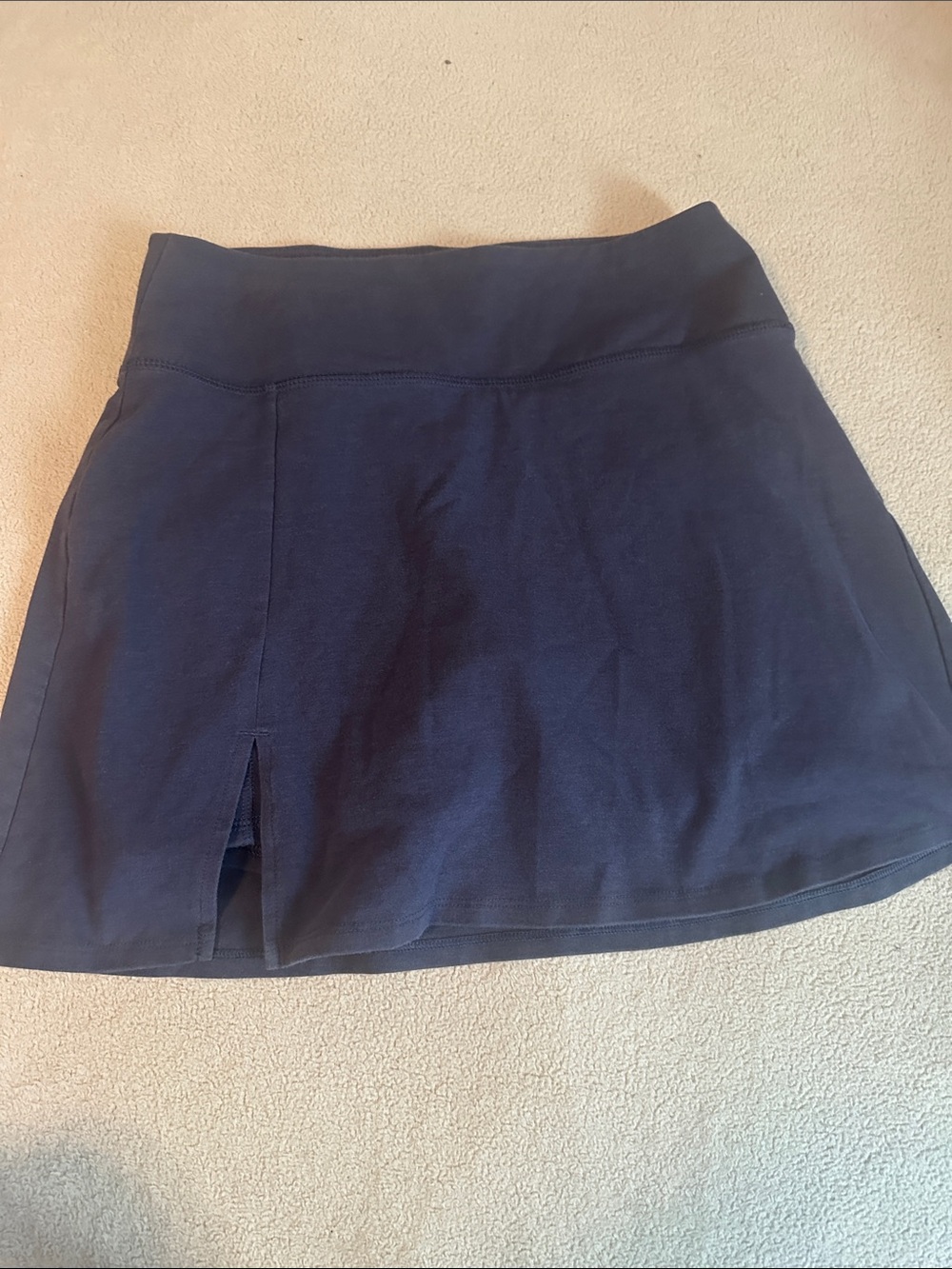 Old Navy Navy Blue Athletic Skort with Front Slit